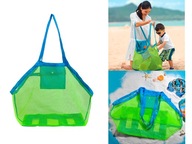 Veľká sieťovaná plážová taška na hračky