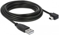 Delock 5m MINI-USB kábel, lomený, pre GPS NAVIGÁCIU
