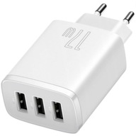 VÝKONNÁ SIEŤOVÁ NABÍJAČKA PRE ZDROJ TELEFÓNU BASEUS 3xUSB 3,4A 17W VÝKONNÁ SIEŤOVÁ NABÍJAČKA PRE ZDROJ TELEFÓNU BASEUS 3xUSB 3,4A 17W