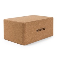 TREXO joga kocka blok, korkový cvičebný blok