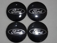 4x hliníkové nálepky na stredové kryty FORD 56mm, čierne 4x hliníkové nálepky na stredové kryty FORD 56mm, čierne