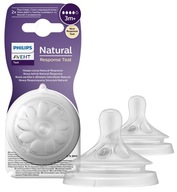 AVENT 2x NATURAL 3 RESPONSE 3M+ FĽAŠOVÝ DUSÍK FAST FLOW SCY964/02