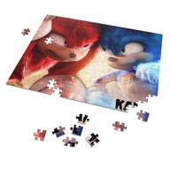 Puzzle + NAME box SONIC 2 Ježek A4 110 el Puzzle + NAME box SONIC 2 Ježek A4 110 el