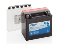 Batéria pre motorku 12V 12Ah EXIDE ETX14L-BS Batéria pre motorku 12V 12Ah EXIDE ETX14L-BS