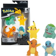POKEMON 4 PIKACHU CHARMANDER BULBASAUR Figúrky POKEMON 4 PIKACHU CHARMANDER BULBASAUR Figúrky