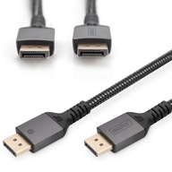 KÁBEL DisplayPort 1.4 DP 8K 4K 144Hz 2M KÁBEL DisplayPort 1.4 DP 8K 4K 144Hz 2M