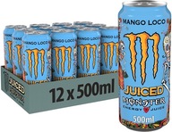 MONSTER ENERGY DRINK Mango Loco Drink 500ml x 12 MONSTER ENERGY DRINK Mango Loco Drink 500ml x 12