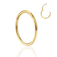 Piercing. Titanium GOLD Clicker Helix Septum Wheel 1.2/11 Piercing. Titanium GOLD Clicker Helix Septum Wheel 1.2/11