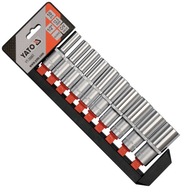 SADA ZÁSUVEK YATO DLHÉ 1/2'' 10 KS. 10-24 mm SADA ZÁSUVEK YATO DLHÉ 1/2'' 10 KS. 10-24 mm