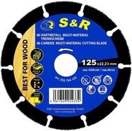 S&R Diamantový rezací kotúč 125x2mm S&R Diamantový rezací kotúč 125x2mm