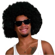 Parochňa veľká ČIERNA AFRO fanúšička do vlasov LOKI