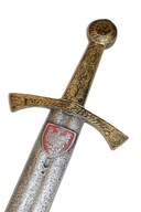 Meč Szczerbiec 63cm, kostým kráľa rytiera