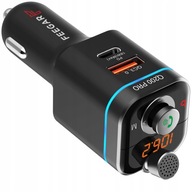 Feegar Q200 Pro Bluetooth FM vysielač QC 4.0 PD 42W mikrofón podpora SD Feegar Q200 Pro Bluetooth FM vysielač QC 4.0 PD 42W mikrofón podpora SD