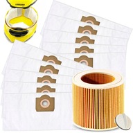 10x FILTRAČNÉ VRECKÁ PRE VYSÁVAČ KARCHER WD3 SE4001 10x FILTRAČNÉ VRECKÁ PRE VYSÁVAČ KARCHER WD3 SE4001