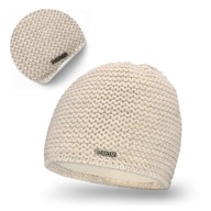 Béžová univerzálna dámska zimná čiapka s PaMaMi Insulation Classic Béžová univerzálna dámska zimná čiapka s PaMaMi Insulation Classic