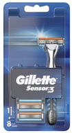 Holiaci strojček GILLETTE Senzor + 8 náplní Holiaci strojček GILLETTE Senzor + 8 náplní