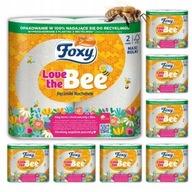 8x Foxy biela celulózová papierová utierka, 2 rolky