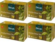 Zelený čaj vo vrecúškach Dilmah Sencha 20ks x4