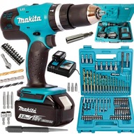 Príklepový skrutkovač 2x3Ah DHP453 MAKITA + SET