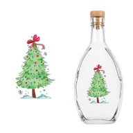 5x Elipsa fľaša 200ml na vianočný darček likér tinktúra šťava TLAČ VIANOČNÉHO STROMČEKA 5x Elipsa fľaša 200ml na vianočný darček likér tinktúra šťava TLAČ VIANOČNÉHO STROMČEKA