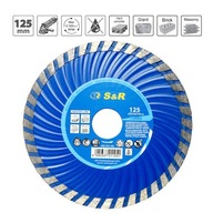 Diamantový rezací kotúč S&R Turbo 125/2,2 mm. Diamantový rezací kotúč S&R Turbo 125/2,2 mm.