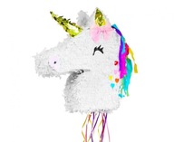 Pinata Jednorožec JEDNOROŽEC 40x40x9,5 cm NARODENINY na výplň Pinata Jednorožec JEDNOROŽEC 40x40x9,5 cm NARODENINY na výplň