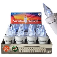 CORTINA Memor elektrická vložka do LED sviečok, biela, 12 ks CORTINA Memor elektrická vložka do LED sviečok, biela, 12 ks