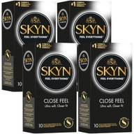 Unimil SKYN CLOSE FEEL kondómy, megafit, bez latexu, 40 ks.