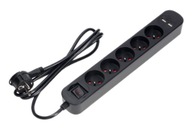 PREdlžovací kábel PLOCHÁ ZÁSTRČKA 5 ZÁSUVEK 2x USB PREdlžovací kábel PLOCHÁ ZÁSTRČKA 5 ZÁSUVEK 2x USB