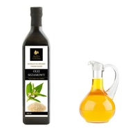 Sezamový olej 500 ml, za studena lisovaný, 100% čerstvý Sezamový olej 500 ml, za studena lisovaný, 100% čerstvý