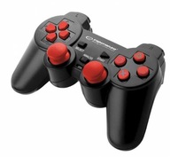 Gamepad Esperanza EGG106R (PC, PS2, PS3; farba čierna