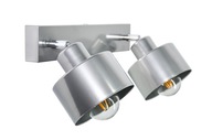 Inteligentné nástenné svietidlo AZ2 GREY LAMP 2xE27 pre LED Inteligentné nástenné svietidlo AZ2 GREY LAMP 2xE27 pre LED