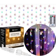 LAMPY SVETELNÉ ZÁCLONY HVIEZDY GARLANDY 136 LED LAMPY SVETELNÉ ZÁCLONY HVIEZDY GARLANDY 136 LED