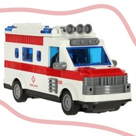 Diaľkovo ovládaná ambulancia s diaľkovým ovládaním sirén a svetiel