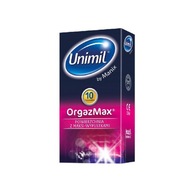 Kondómy s výstupkami Unimil OrgazMax 10ks