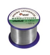 Cín 3,0mm monolitické spájkovacie spojivo 250g Cín 3,0mm monolitické spájkovacie spojivo 250g