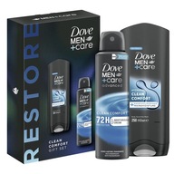 DOVE Men+Care Clean Comfort Set Sprchový gél 250ml deodorant 150ml DOVE Men+Care Clean Comfort Set Sprchový gél 250ml deodorant 150ml