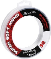 SUPER-SOFT MONO Návazec na sumce 55kg/50m MIKADO SUPER-SOFT MONO Návazec na sumce 55kg/50m MIKADO