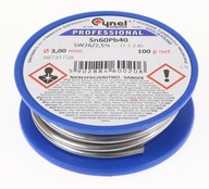 CÍN 3mm 100g SPÁJKOVÉ VIAZAČKO S CYNEL TAD CÍN 3mm 100g SPÁJKOVÉ VIAZAČKO S CYNEL TAD