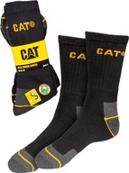Caterpillar CAT ponožky dlhé čierne 3 balenie 39-42