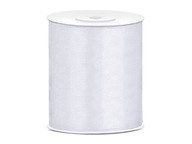Saténová stuha biela široká páska 25 m x 10 cm Saténová stuha biela široká páska 25 m x 10 cm