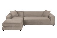 POTAH NA ROHOVÚ SEDAČKU BÉŽOVÁ CAPPUCCINO VELUR 90-140cm