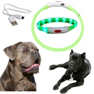 LED obojok pre psa, svietiaci, nabíjanie cez USB, max.68cm LED obojok pre psa, svietiaci, nabíjanie cez USB, max.68cm