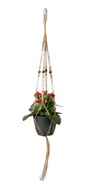 MACRAME NA KVETINÁČ KVETINÁRNY STOJAN Z JUTOVÉHO LÍNIA 115cm MACRAME NA KVETINÁČ KVETINÁRNY STOJAN Z JUTOVÉHO LÍNIA 115cm