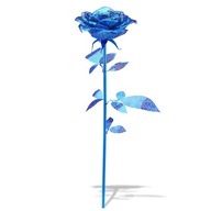 Piececool kovové puzzle 3D model Blue Rose Piececool kovové puzzle 3D model Blue Rose