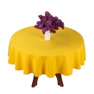ELEGANTNÝ HLADKÝ okrúhly kruh na obrus ŽLTÝ Ø120 ELEGANTNÝ HLADKÝ okrúhly kruh na obrus ŽLTÝ Ø120