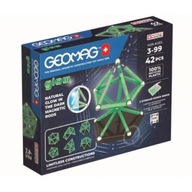 Geomag Glow Recycled Magnetic Blocks 42 el.