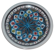 KRÁSNY VZOROVANÝ okrúhly ORIENTÁLNY TANIER 24cm KRÁSNY VZOROVANÝ okrúhly ORIENTÁLNY TANIER 24cm