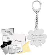 Prívesok na kľúče Lucky Clover, 925 SILVER, GRAVÍROVANIE ZDARMA Prívesok na kľúče Lucky Clover, 925 SILVER, GRAVÍROVANIE ZDARMA