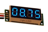 4-znakový digitálny voltmeter 3-30V modrý V20 4-znakový digitálny voltmeter 3-30V modrý V20